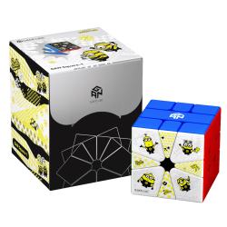 Minions x GAN SQ1 Magnetic Square-1 Matte Black/Wh → MasterCubeStore