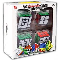 QiYi Magnetic 2x2-5x5 Cube Bundle Set Black