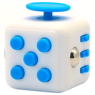 Fidget Cube White/Blue Fidget Cube White/Blue