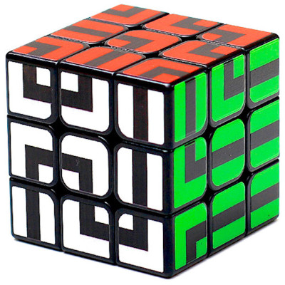 Z Cube Maze Cube 3x3 Black
