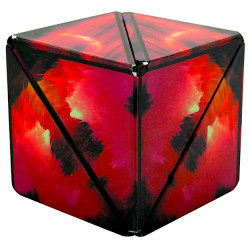 Shashibo Magnetic Folding Fidget Cube Red